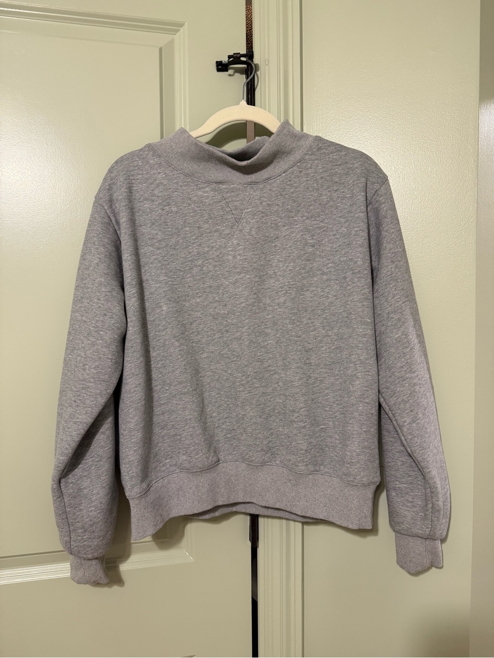 Parke Womens Heather Grey Crewneck - Picture 2 of 2